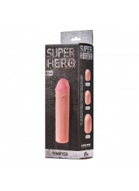 Фаллоудлинитель SUPER HERO Tempter - 16 см. - Lola Games - в Астрахани купить с доставкой