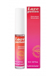 Возбуждающий блеск для губ Love Potion - 8 мл. - Love to Love - купить с доставкой в Астрахани