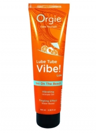 Гель с эффектом вибрации Lube Tube Vibe Low Sex On The Beach - 100 мл. - ORGIE - купить с доставкой в Астрахани