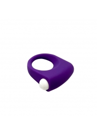 Фиолетовое эрекционное кольцо Puggle Vibrating Ring with Bullet - Adrien Lastic - в Астрахани купить с доставкой