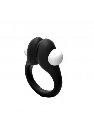Черное эрекционное кольцо Zippy Vibrating Ring With Bullet - Adrien Lastic - в Астрахани купить с доставкой