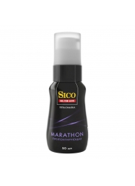 Пролонгирующая гель-смазка Sico Marathon - 50 мл. - Sico - купить с доставкой в Астрахани