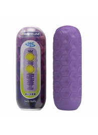 Фиолетовый мастурбатор Venus-X Twin balls - Baile - в Астрахани купить с доставкой