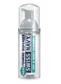 Очищающая пенка для игрушек и тела Toy   Body Cleaner Foamer - 47 мл. - Swiss navy - купить с доставкой в Астрахани