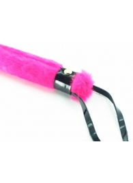 Нежная плеть с розовым мехом BDSM Light - 43 см. - БДСМ Арсенал - купить с доставкой в Астрахани
