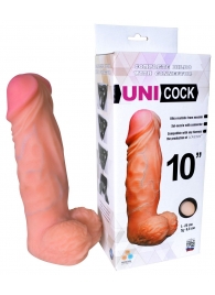 Фаллическая насадка Харнесс UNICOCK 10  - 25 см. - LOVETOY (А-Полимер) - купить с доставкой в Астрахани