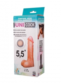 Фаллическая насадка Харнесс UNICOCK 5,5  - 17 см. - LOVETOY (А-Полимер) - купить с доставкой в Астрахани