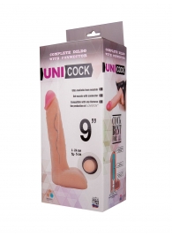 Фаллическая насадка Харнесс UNICOCK 9  - 24 см. - LOVETOY (А-Полимер) - купить с доставкой в Астрахани