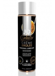 Лубрикант с ароматом крем-брюле JO GELATO CREME BRULEE - 120 мл. - System JO - купить с доставкой в Астрахани