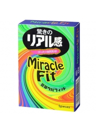 Презервативы Sagami Xtreme Miracle Fit - 5 шт. - Sagami - купить с доставкой в Астрахани