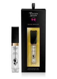 Стимулирующий блеск для губ Baiser Brulant Gloss Plaisirs Secrets - 7 мл. - Plaisir Secret - купить с доставкой в Астрахани