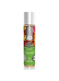 Смазка с ароматом тропических фруктов JO Flavored Tropical Passion - 30 мл. - System JO - купить с доставкой в Астрахани