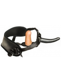 Женский страпон с вагинальной пробкой Woman Strap - 12 см. - LOVETOY (А-Полимер) - купить с доставкой в Астрахани