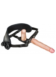 Женский страпон с вагинальной пробкой Woman Strap - 18 см. - LOVETOY (А-Полимер) - купить с доставкой в Астрахани