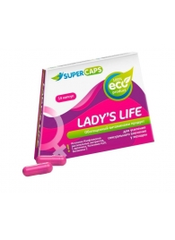 Возбуждающие капсулы Ladys Life - 14 капсул (0,35 гр.) - SuperCaps - купить с доставкой в Астрахани