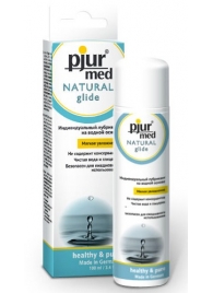 Нейтральный лубрикант на водной основе pjur MED Natural glide - 100 мл. - Pjur - купить с доставкой в Астрахани
