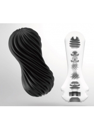 Мастурбатор FLEX Rocky Black с плотным рельефом - Tenga - в Астрахани купить с доставкой
