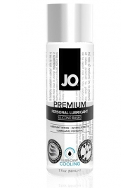 Охлаждающий лубрикант на силиконовой основе JO Personal Premium Lubricant Cooling - 60 мл. - System JO - купить с доставкой в Астрахани