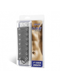 Сбруя на член на шнуровке 5  Cock Sheath - BlueLine - купить с доставкой в Астрахани