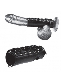 Сбруя на член на шнуровке 5  Cock Sheath - BlueLine - купить с доставкой в Астрахани