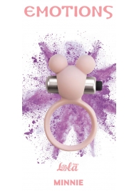 Розовое эрекционное виброколечко Emotions Minnie Light pink - Lola Games - в Астрахани купить с доставкой