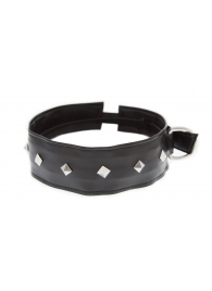 Полиуретановый ошейник с пуклями Collar with Studs - Blush Novelties - купить с доставкой в Астрахани