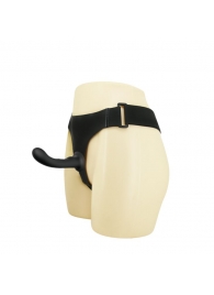 Страпон с изогнутой головкой Ultra Harness Curvy Dildo - 15,8 см. - Baile - купить с доставкой в Астрахани