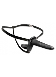Женский страпон с вагинальной пробкой Double Penetrix Strap-on - 15 см. - Pipedream - купить с доставкой в Астрахани