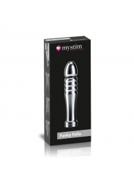 Ребристый фаллоимитатор для электростимуляции Funky Fella Rill Dildo - 13 см. - MyStim - купить с доставкой в Астрахани