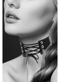 Оригинальный ошейник-чокер со шнуровкой - Bijoux Pour Toi - купить с доставкой в Астрахани