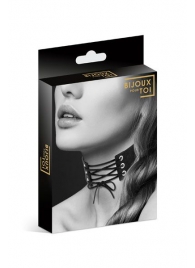 Оригинальный ошейник-чокер со шнуровкой - Bijoux Pour Toi - купить с доставкой в Астрахани