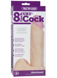 Ультрареалистичная насадка для трусиков Vac-U-Lock 8  ULTRASKYN Cock - 20,57 см. - Doc Johnson - купить с доставкой в Астрахани