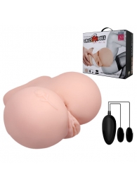Вагина и анус с вибрацией CrazyBull Vagina and Ass - Baile - в Астрахани купить с доставкой