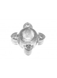Прозрачное эрекционное кольцо Rings Screw - Lola Games - в Астрахани купить с доставкой