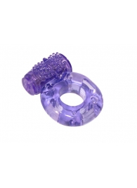 Фиолетовое эрекционное кольцо с вибрацией Rings Axle-pin - Lola Games - в Астрахани купить с доставкой