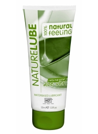 Смазка на водной основе с алоэ вера Nature Lube - 30 мл. - HOT - купить с доставкой в Астрахани