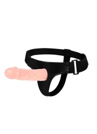 Телесный фаллоимитатор на трусиках Jessica Strap-On - 15,5 см. - Baile - купить с доставкой в Астрахани