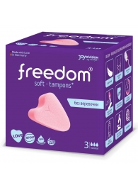 Женские гигиенические тампоны без веревочки FREEDOM normal - 3 шт. - Freedom - купить с доставкой в Астрахани