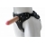 Черный пояс-трусики с двумя насадками Soft-Dolli - 16,5 и 10,5 см. - LOVETOY (А-Полимер) - купить с доставкой в Астрахани