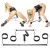 Комплект наручников и наножников с распорками Spread  em Bar and Cuff Set - Pipedream - купить с доставкой в Астрахани
