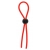 Красное эрекционное лассо с одной бусиной-утяжкой STRETCHY THIN LASSO - Dream Toys - в Астрахани купить с доставкой