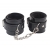 Черные оковы на ноги Obey Me Leather Ankle Cuffs - Chisa - купить с доставкой в Астрахани