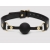Черный кляп-шар Bound to You Faux Leather Ball Gag - Fifty Shades of Grey - купить с доставкой в Астрахани