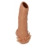 Телесная насадка с усиками и открытой головкой Nude Sleeve L - 14 см. - KOKOS - в Астрахани купить с доставкой