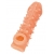 Телесная закрытая насадка с пупырышками Cock Sleeve Size L - 17,6 см. - KOKOS - в Астрахани купить с доставкой