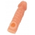 Телесная закрытая насадка с шершавой головкой Cock Sleeve Size M - 15,6 см. - KOKOS - в Астрахани купить с доставкой