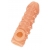 Телесная закрытая насадка с пучками шишечек Cock Sleeve Size M - 15,6 см. - KOKOS - в Астрахани купить с доставкой