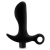 Черный анальный вибратор Silicone Vibrating Prostate Massager 01 - 10,8 см. - Blush Novelties - в Астрахани купить с доставкой