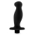 Черный анальный вибромассажёр Silicone Vibrating Prostate Massager 02 - 10,8 см. - Blush Novelties - в Астрахани купить с доставкой