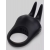 Черное эрекционное виброкольцо Sensation Rechargeable Vibrating Rabbit Love Ring - Fifty Shades of Grey - в Астрахани купить с доставкой